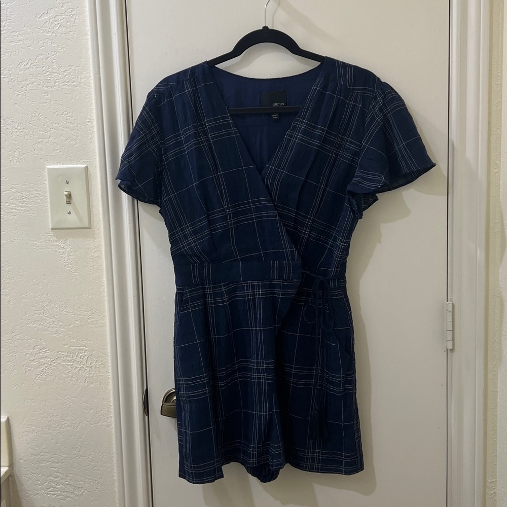Anthropologie Grelin Kate Wrap Romper